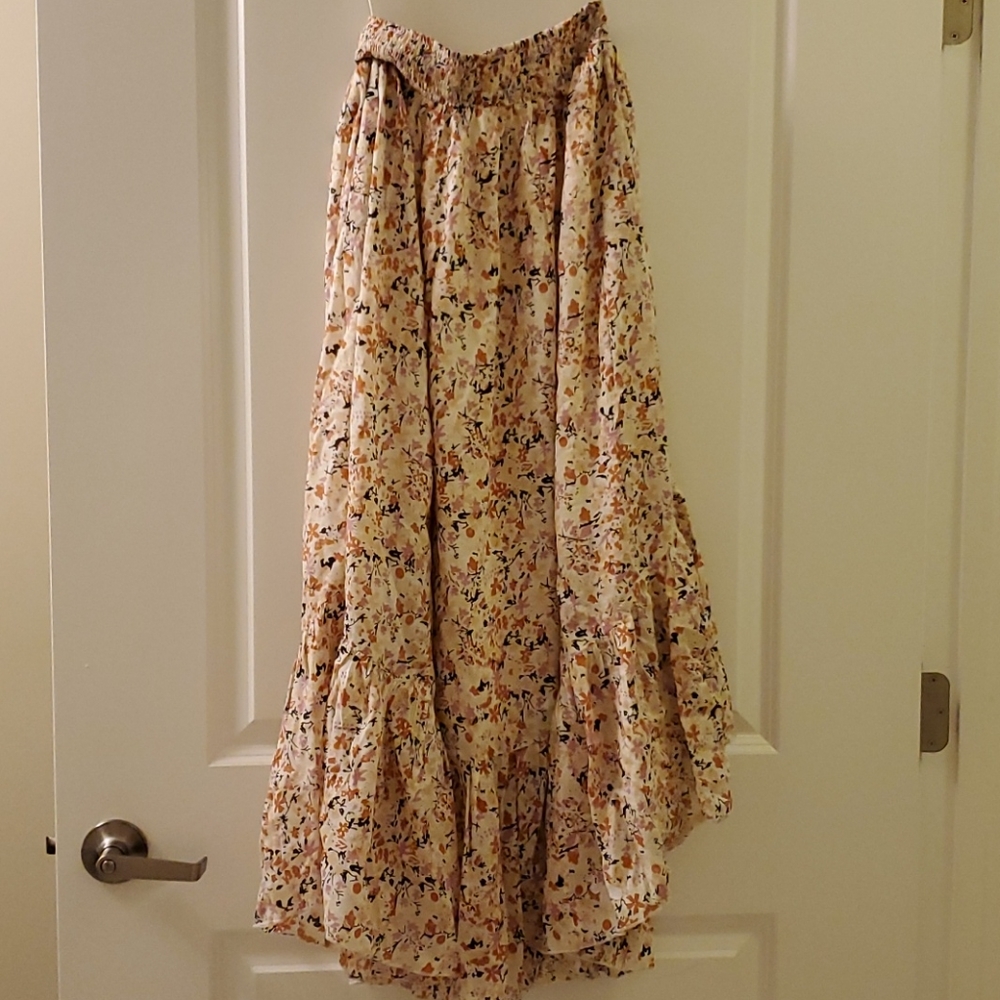 Free people Pretty Dayz skirt XS in ivory combo